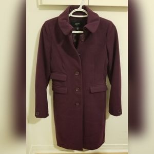 Jacob purple long pea coats